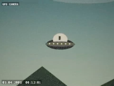 My Uncle Recorded This effect applied to a flying saucer test scene